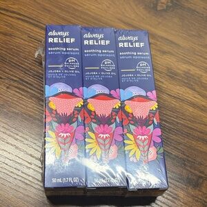 Always Relief Soothing Serum Trio